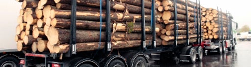 Reaction rods for truck trailers